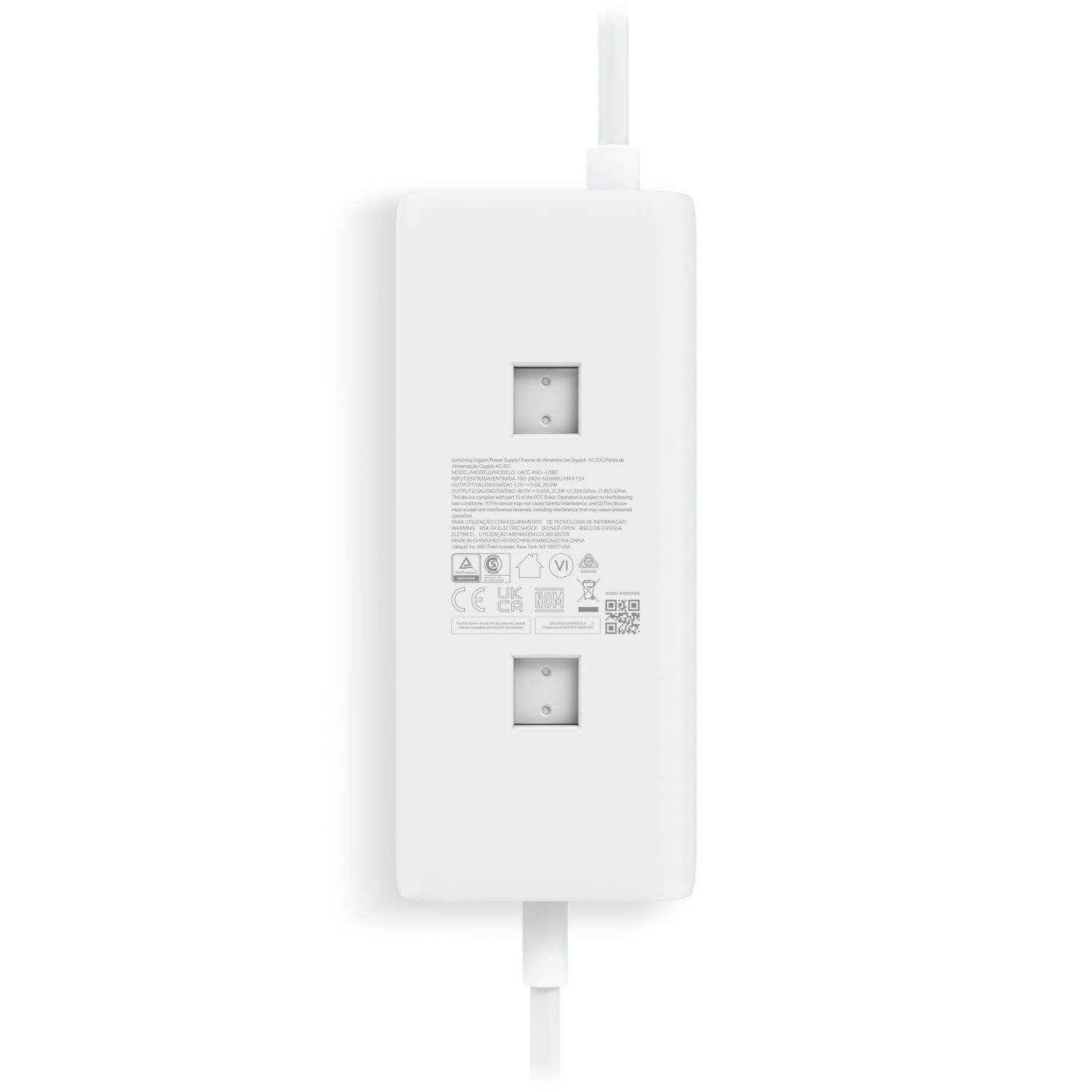 Ubiquiti UACC-PoE+-USBC PoE Integrated AC Adapter AC Adapter With Integrated PoE Enabling UniFi