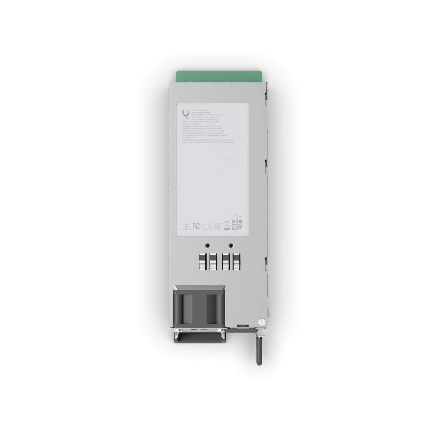 Ubiquiti UACC-PSU-12V-150W 150 W Hot-Swappable 12 V AC-to-DC Power Module for UXG-Enterprise