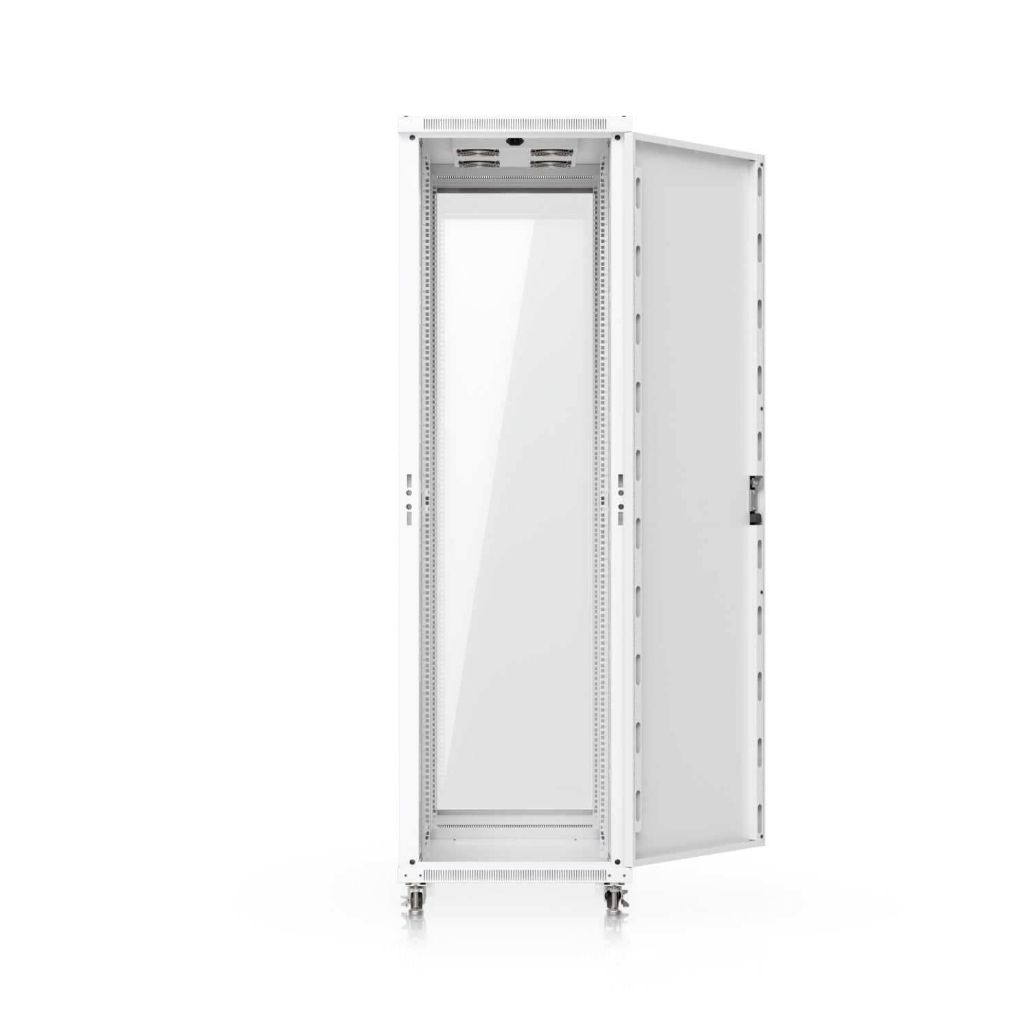 Ubiquiti UACC-Rack-42U-1000-G 42U Floor Rack Cabinet With Fans Removable Panels and Lockable Casters
