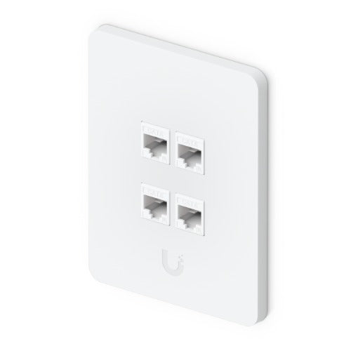 Ubiquiti UACC-WP-Keystone-V-4P Universal Paintable 4-Port Keystone Wall Plate