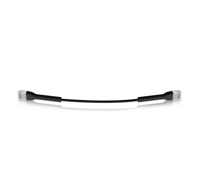Ubiquiti U-Cable-Patch-1M-RJ45-BK UniFi Patch Cable Single Unit 1m Black End Bendable to 90