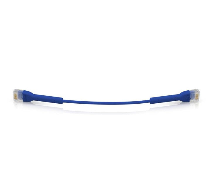 Ubiquiti U-Cable-Patch-1M-RJ45-BL UniFi Patch Cable Single Unit 1m Blue End Bendable to 90