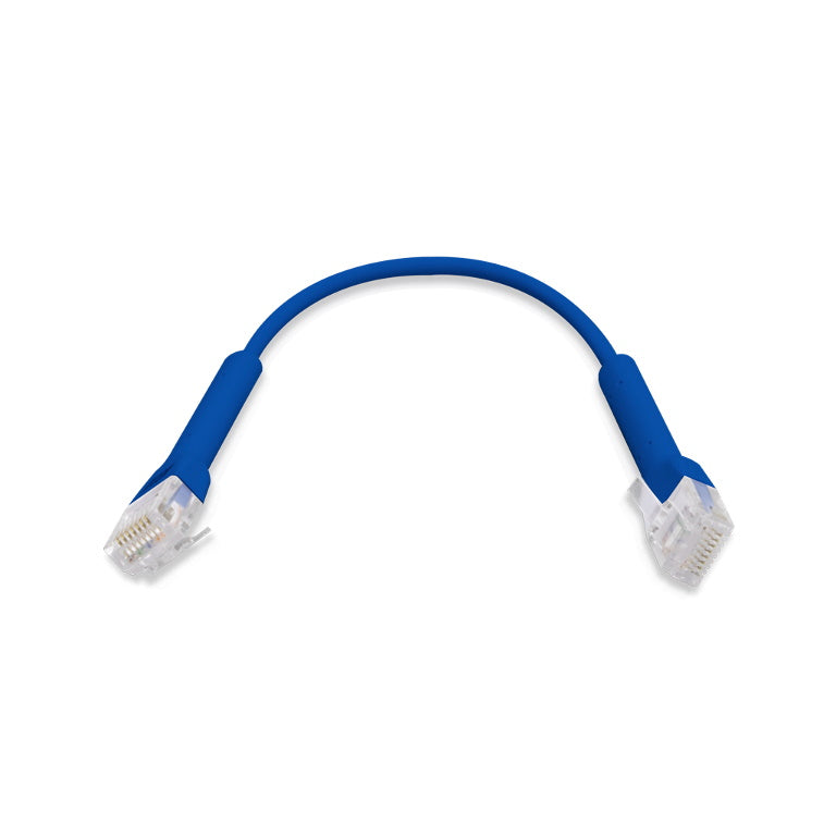 Ubiquiti U-Cable-Patch-RJ45-BL UniFi Patch Cable Single Unit 0.1m Blue Both End Bendable to 90