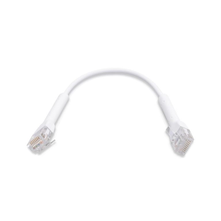 Ubiquiti U-CABLE-PATCH-RJ45 UniFi Patch Cable Single Unit 0.1m White Both End Bendable to 90