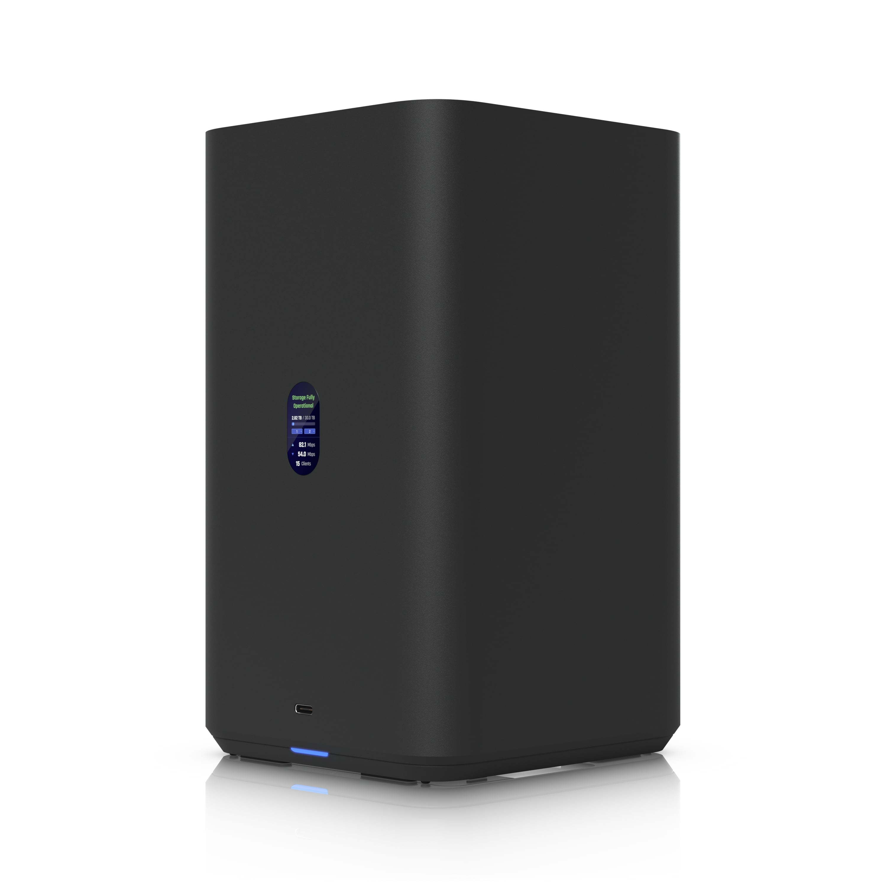 Ubiquiti UNAS-2-B UNAS 2 Black 2-Bay Network Attached Storage With 2.5 GbE USB-C and PoE++