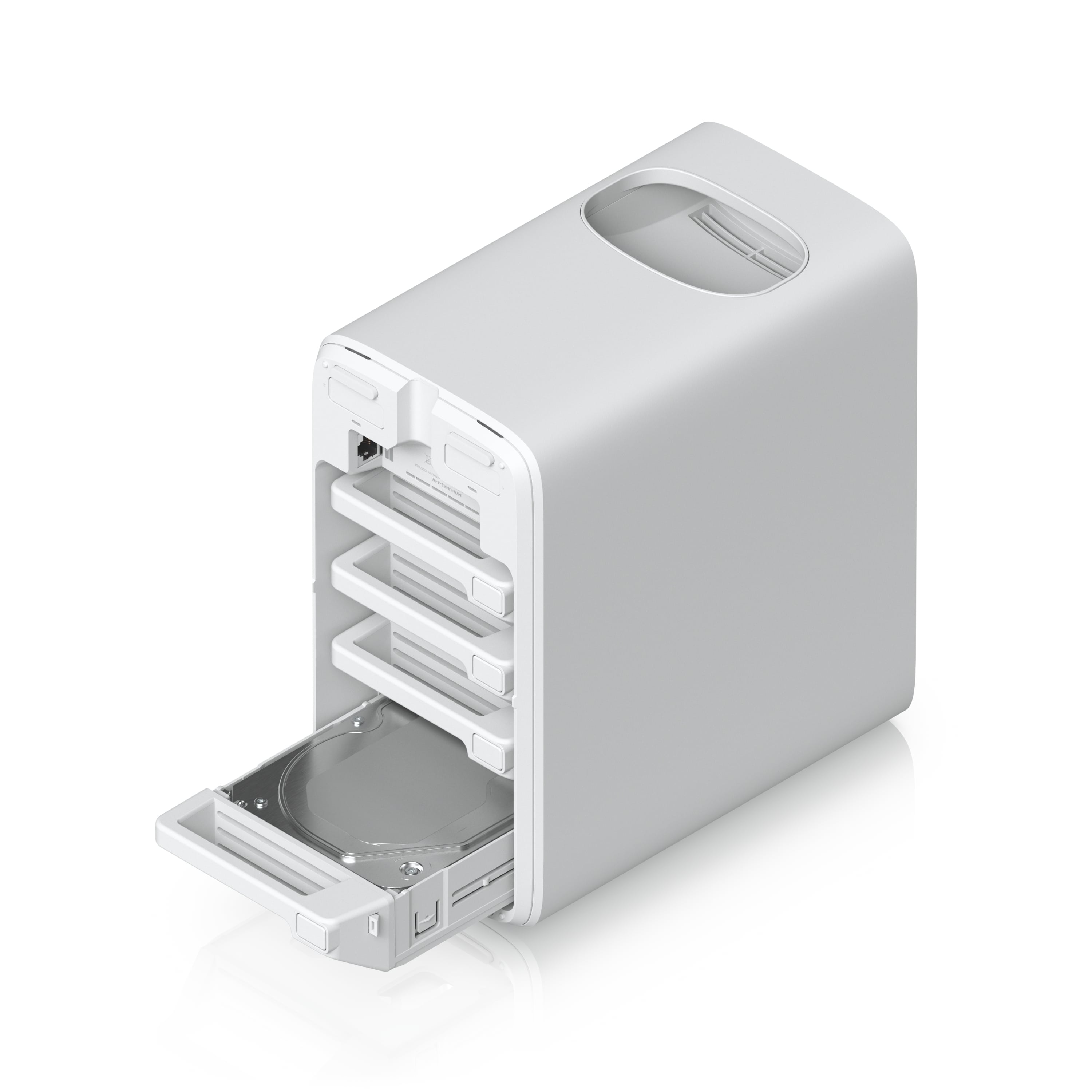 Ubiquiti UNAS-4-W UNAS 4 - White, UniFi Network Storage (4)2.5/3.5
