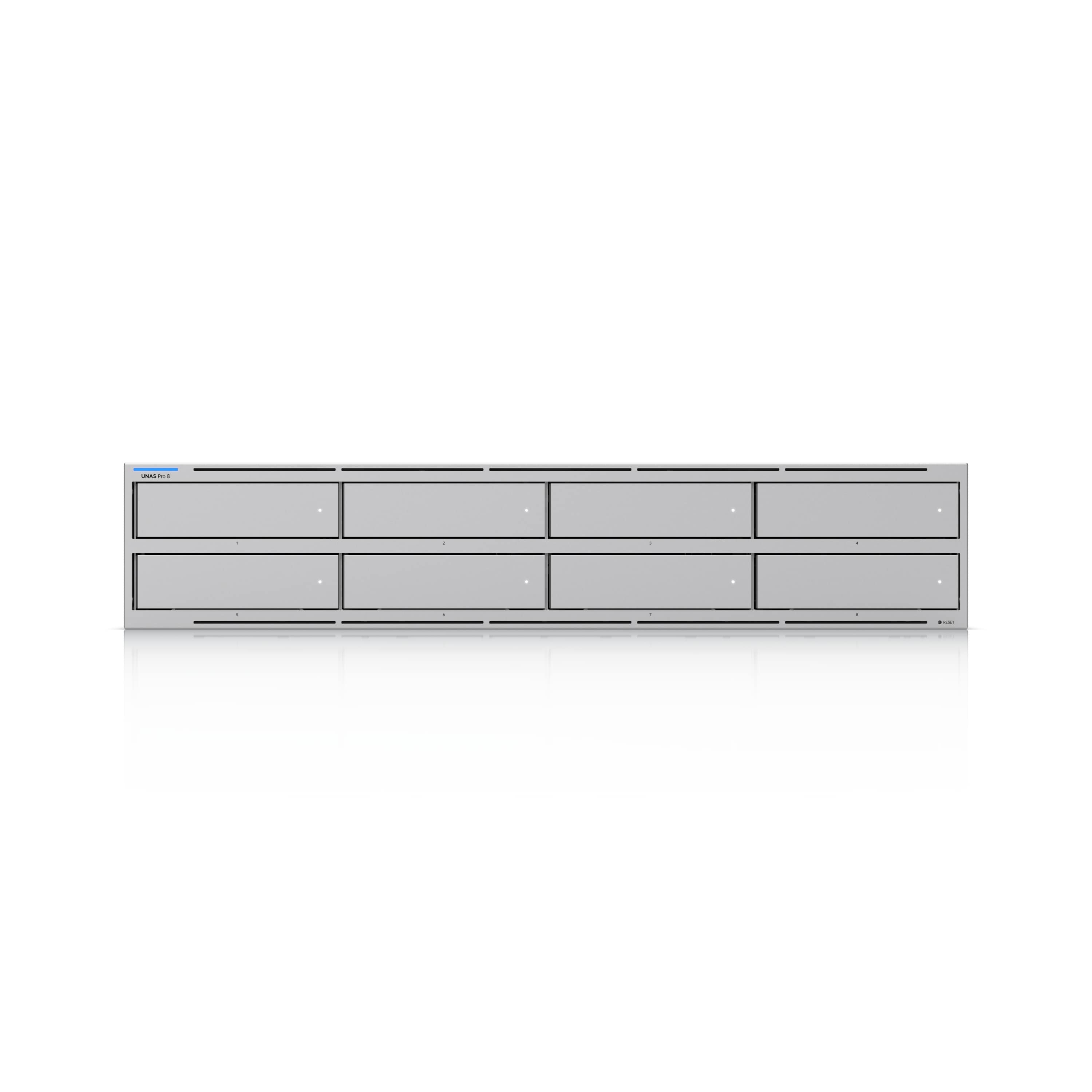Ubiquiti UNAS-Pro-8 2U Rack-Mount NAS 8-Bay With 2 M.2 NVMe SSD Slots and 10 Gbps