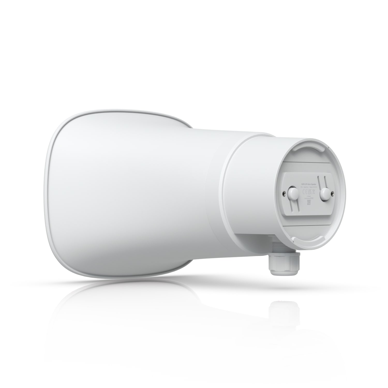 Ubiquiti UP-HORN-SPEAKER AI Horn Speaker White 120 dB All-Weather PoE With AI Alerts