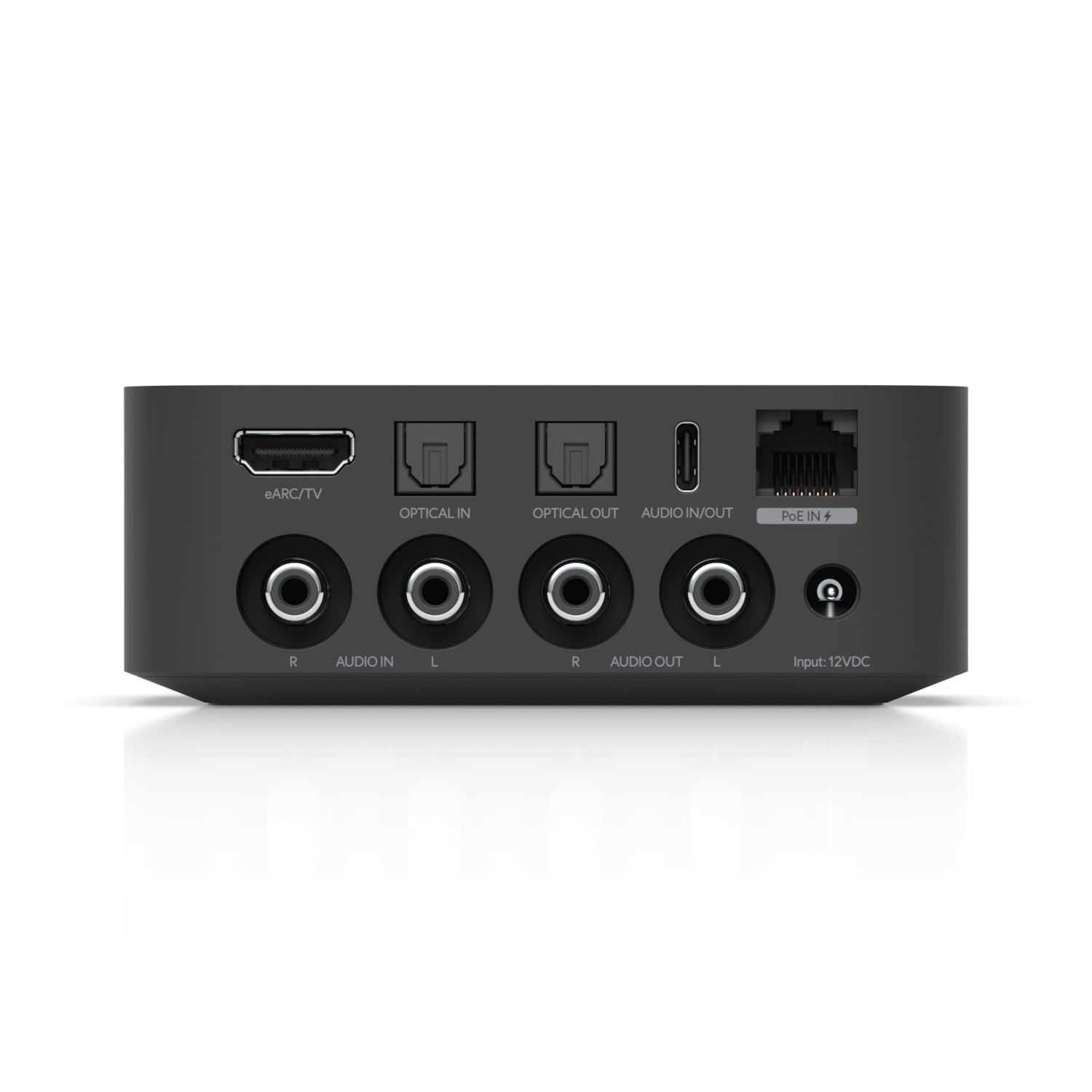 Ubiquiti UPL-PORT-B PoE Audio Port Black Ultra-Compact Digital Audio Streamer for Multi-Room Audio