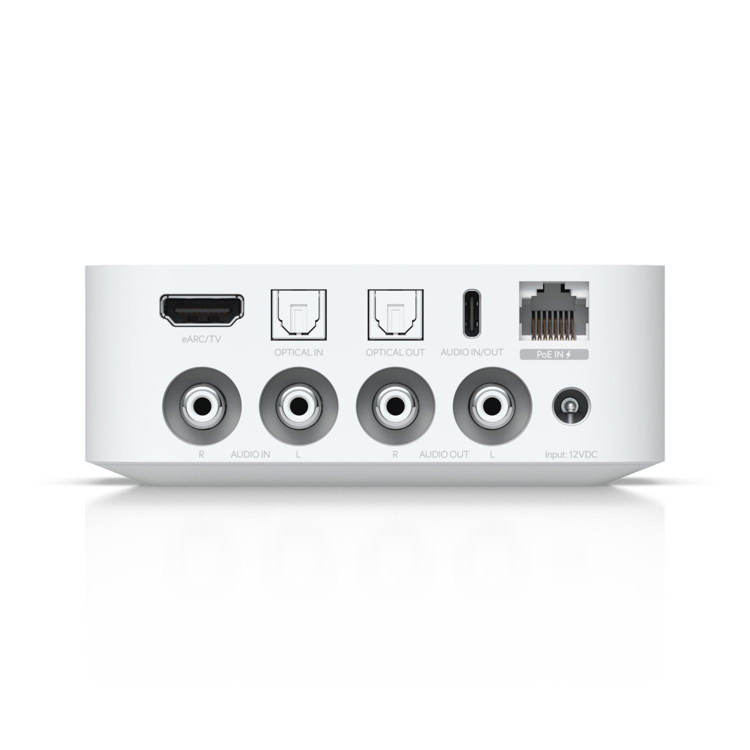 Ubiquiti UPL-PORT-W PoE Audio Port White Ultra-Compact Digital Audio Streamer for Multi-Room Audio