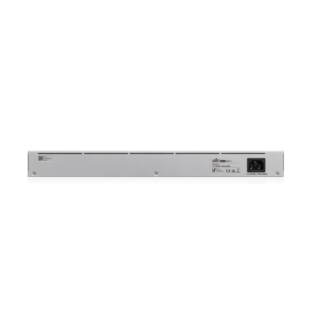 Ubiquiti USW-24 UniFi 24 port Managed Gigabit Switch - 24x Gigabit Ethernet Ports with 2xSFP