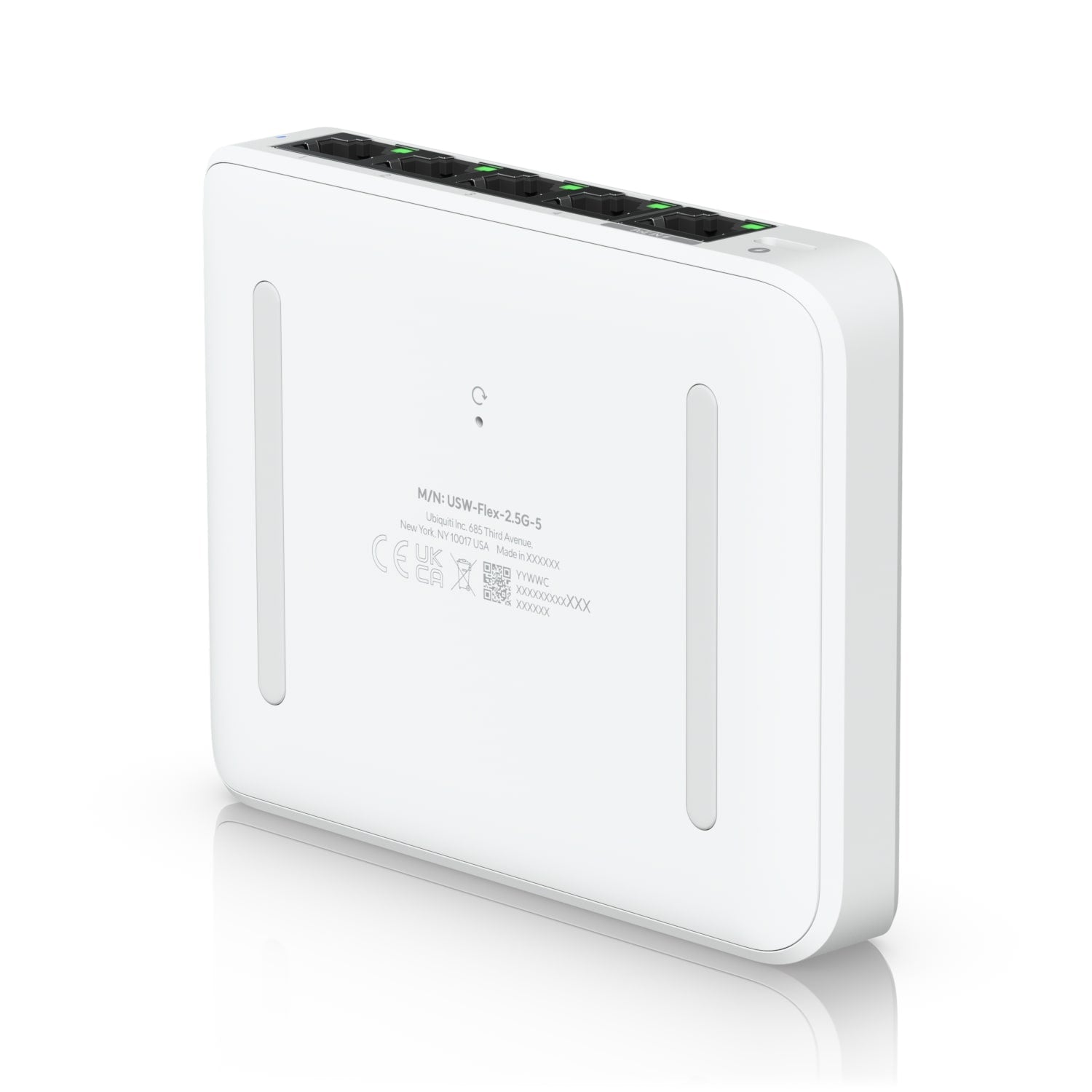Ubiquiti USW-Flex-2.5G-5 Flex Mini 2.5G (4) 2.5 GbE Ports (1) 2.5 GbE PoE Input Port for Power