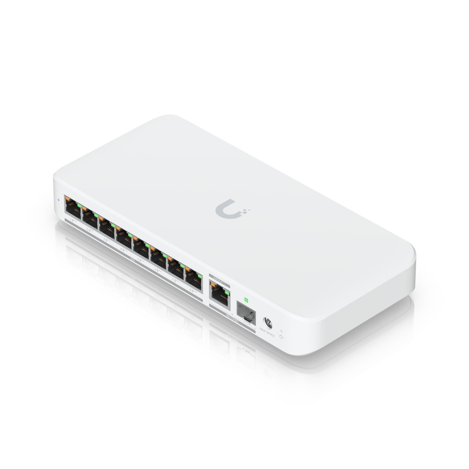 Ubiquiti USW-Flex-2.5G-8-PoE Flex 2.5G PoE 8-port 2.5 GbE PoE++ Switch 10 GbE RJ45/SFP+