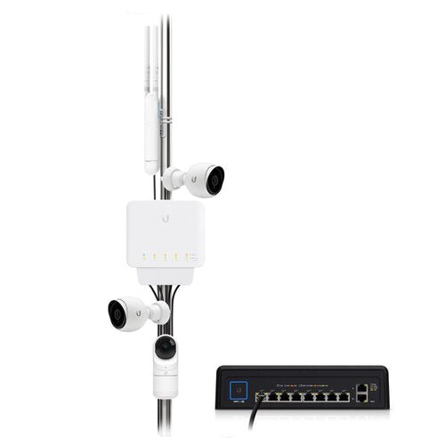 Ubiquiti USW-Flex-3 Managed Gigabit Switch 1x PoE In 4x PoE Out Layer 2