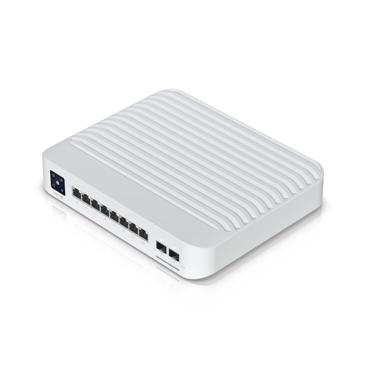 Ubiquiti USW-Pro-8-PoE UniFi Network, Switch, 8-Port, POE 120W, (6) GbE PoE+ Ports, (2) GbE PoE++ Ports, (2) 10G SFP+ Ports, Layer 3, Wall Mount,