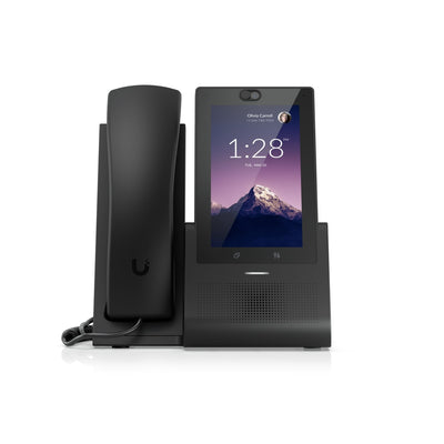 Ubiquiti UTP-TOUCH UniFi Talk Phone Touch,Versatile Desktop Smartphone Eliminates,Learning Curve, 5 Touch Display, Bluetooth Support,PoE in,Black.