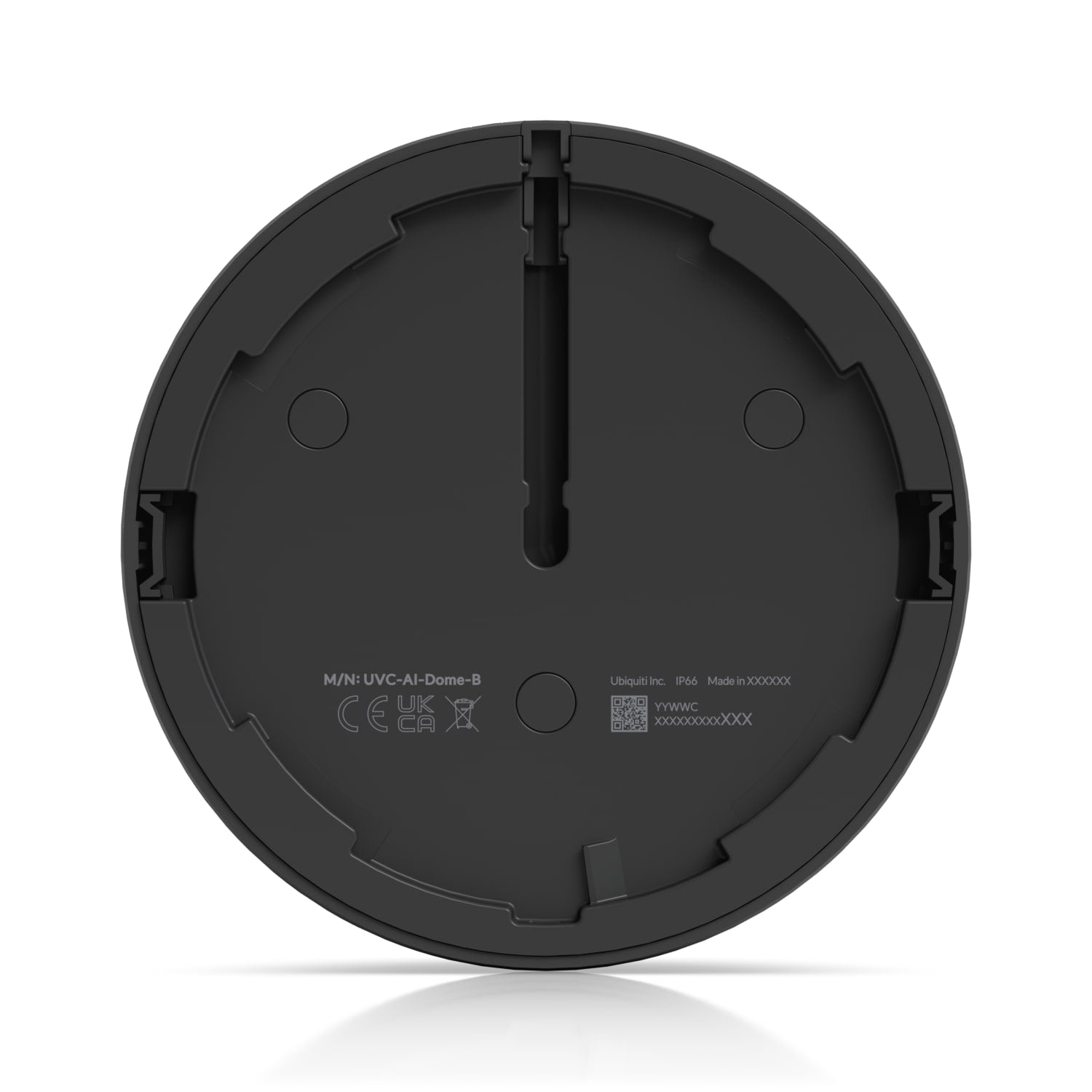 Ubiquiti UVC-AI-Dome-B AI Dome Black All-weather Vandal-proof 4K PoE Dome Camera Enhanced AI