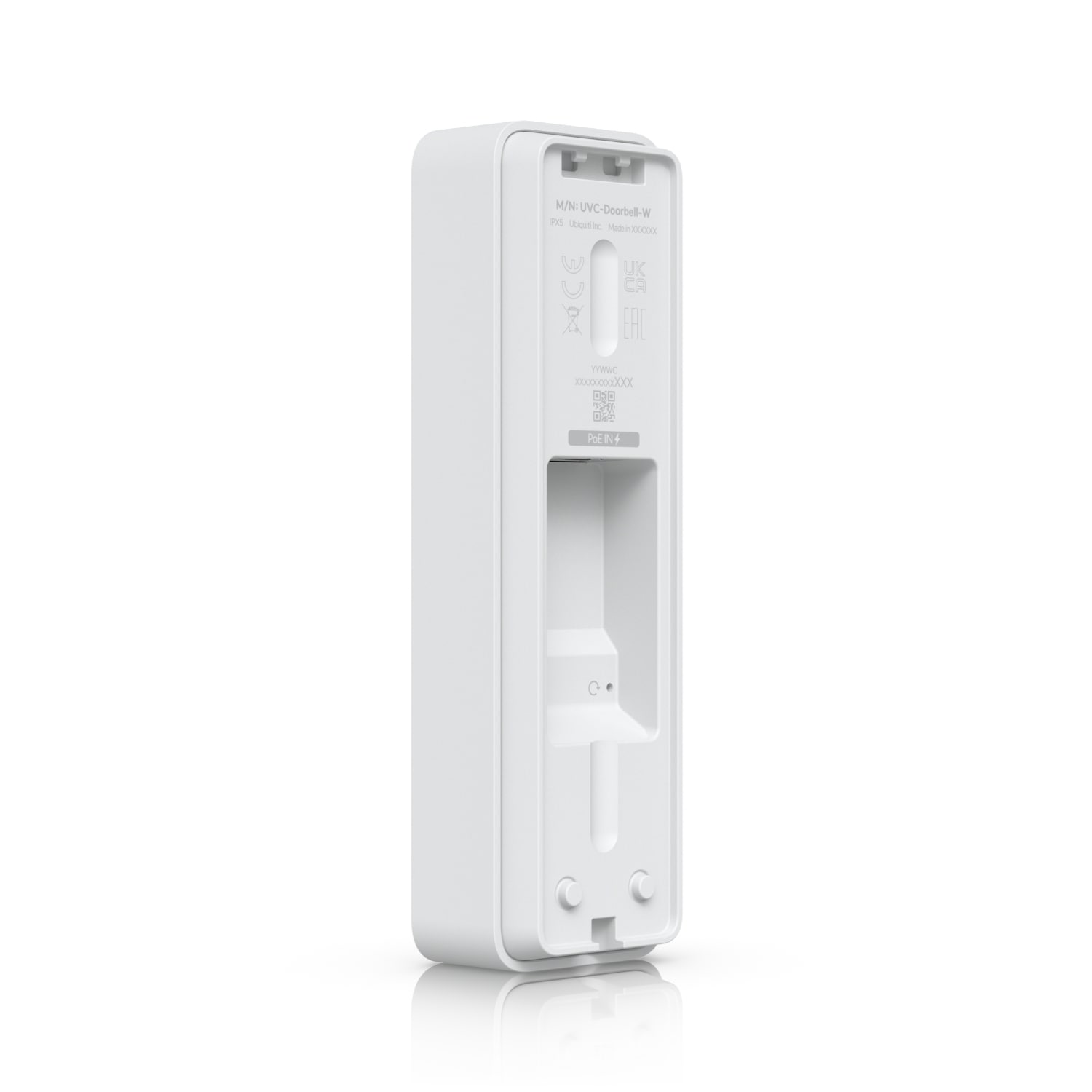 Ubiquiti UVC-Doorbell-Lite-W Doorbell Lite White 5MP PoE Video Doorbell With Two-Way Audio IPX5