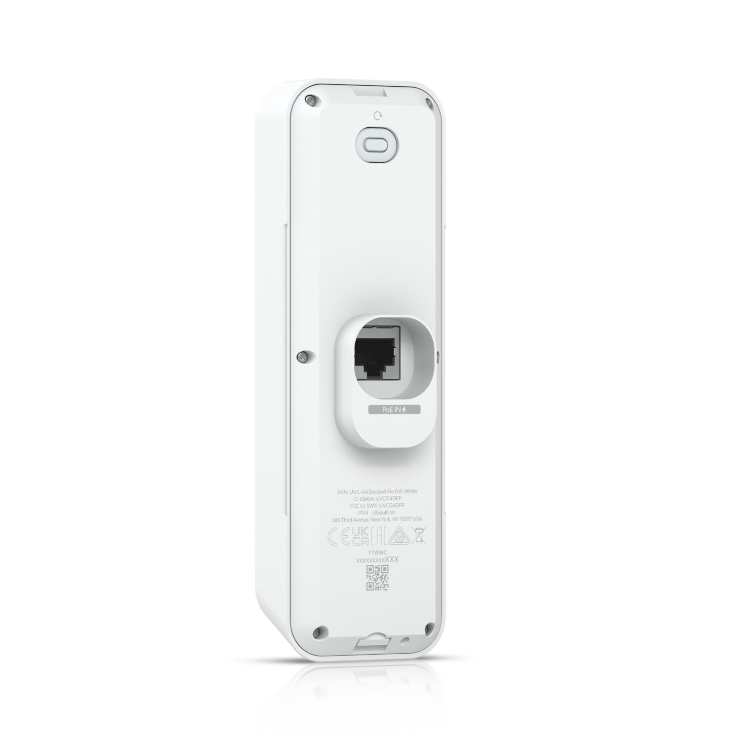 Ubiquiti UVC-G4 Doorbell Pro PoE Kit-White UniFi Protect G4 Doorbell Pro PoE Kit-White 5MP CMOS