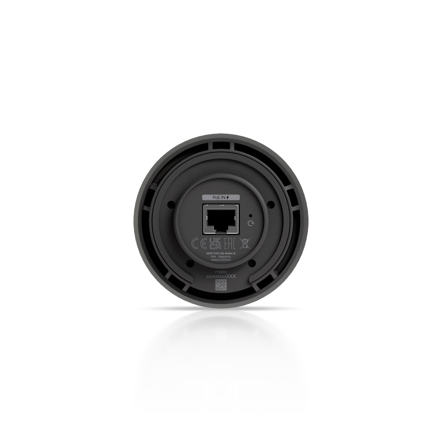 Ubiquiti UVC-G6-Bullet-B G6 Bullet Black All-weather 4K PoE Camera With a 1/1.8' 8MP Image Sensor
