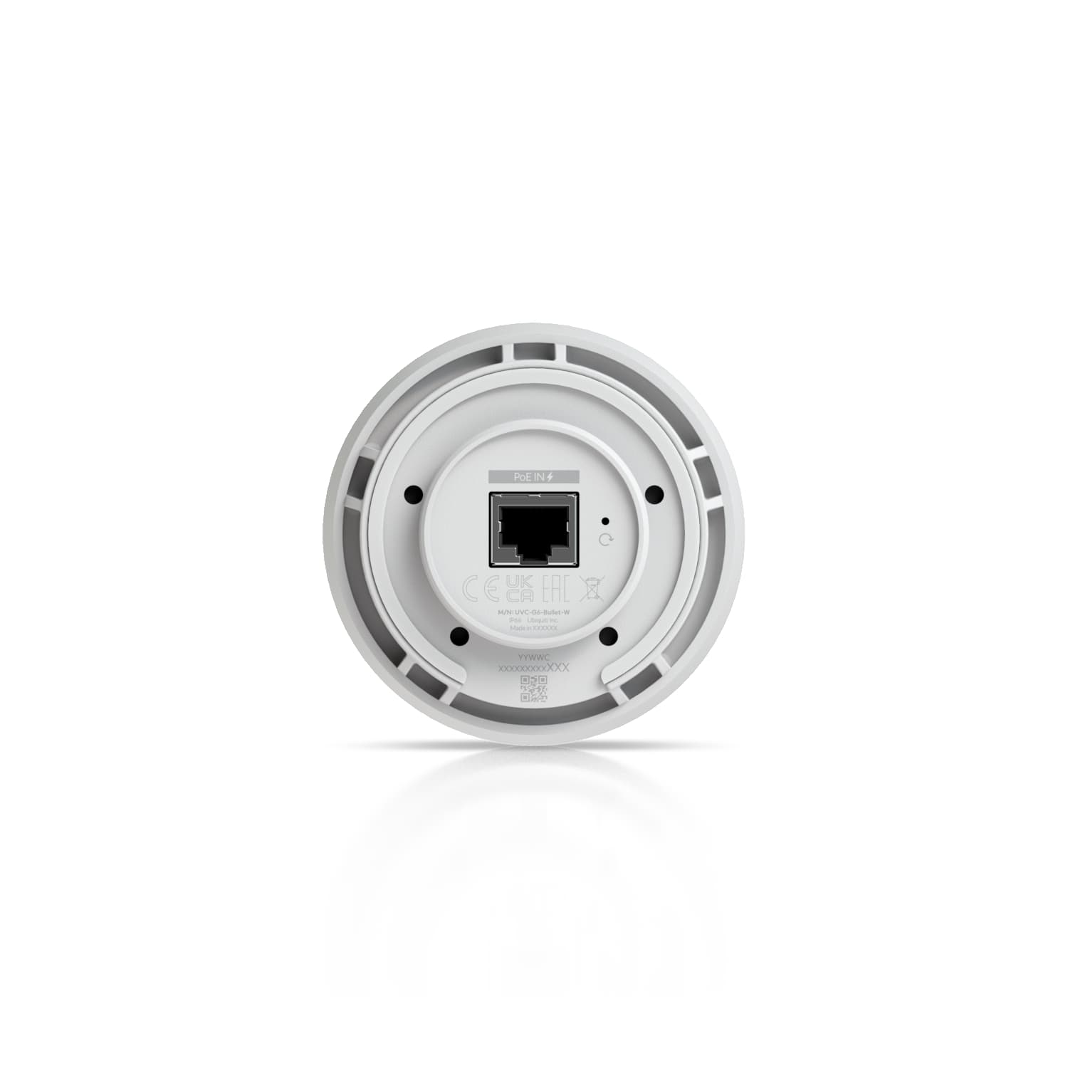Ubiquiti UVC-G6-Bullet-W G6 Bullet Camera White 4K 8MP PoE IP66 With AI Detection