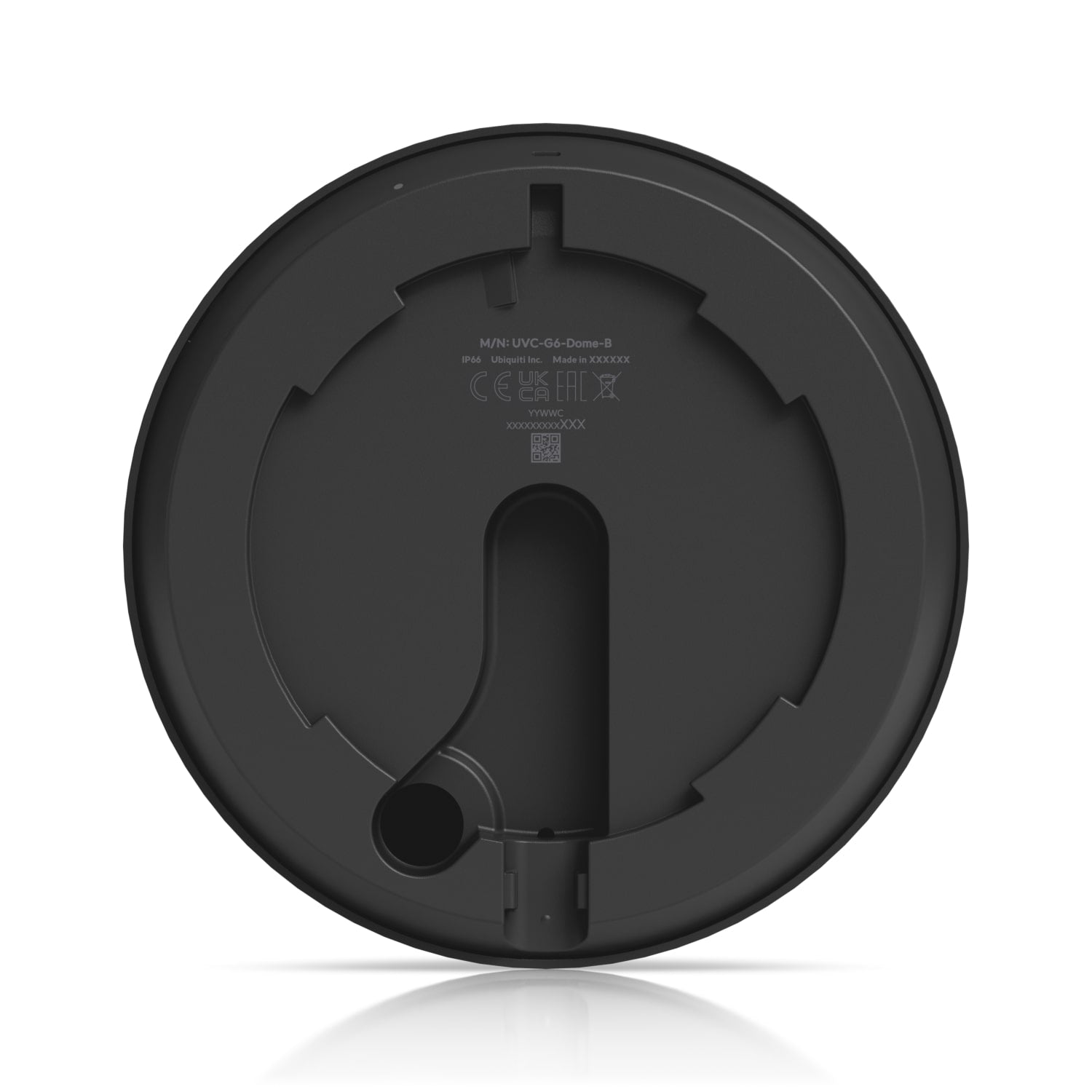 Ubiquiti UVC-G6-Dome-B G6 Dome Black All-Weather 4K PoE Camera With AI and Long-Range IR Night Vision