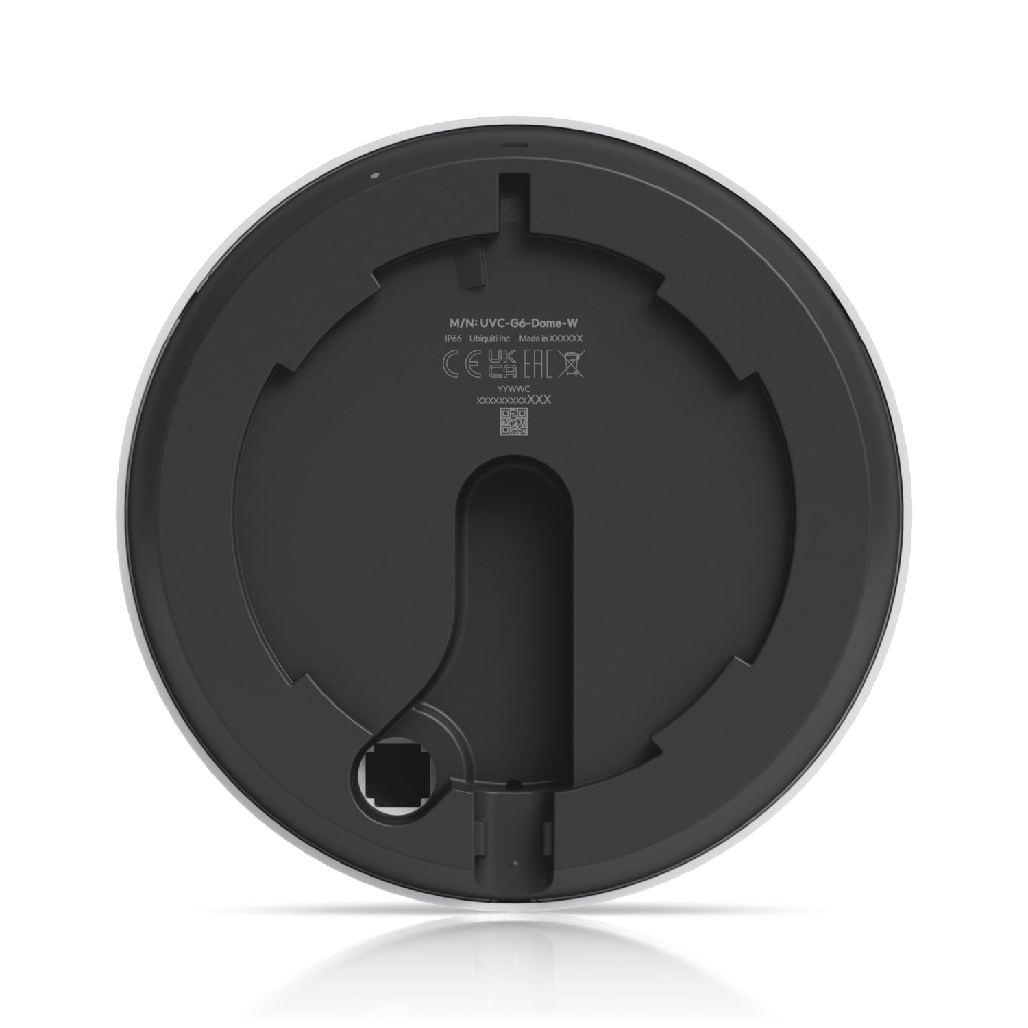 Ubiquiti UVC-G6-Dome-W G6 Dome White 4K PoE Camera With AI Engine and Long-Range IR Night Vision