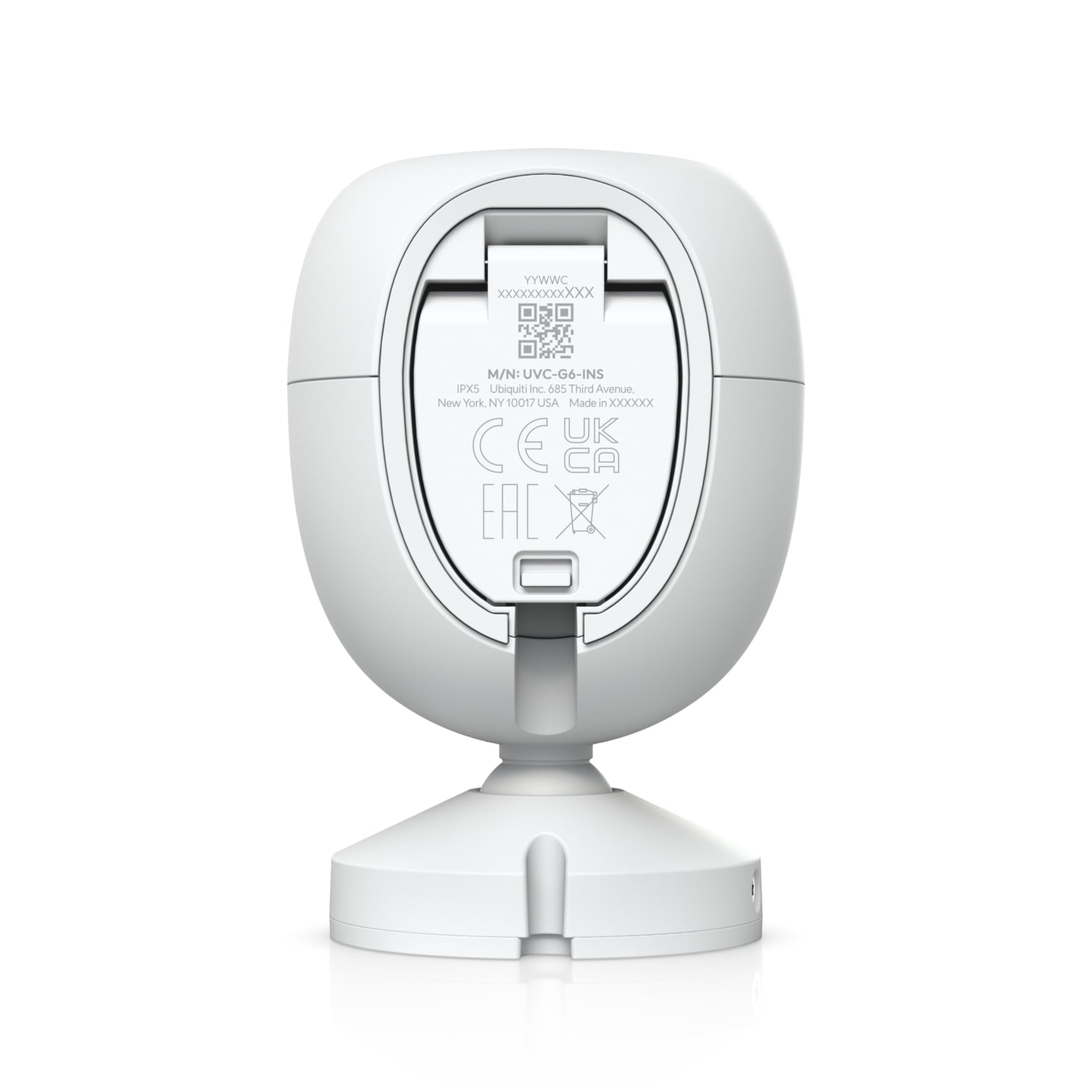 Ubiquiti UVC-G6-INS-W G6 Instant White 4K WiFi Camera With 8MP Sensor and AI Detection
