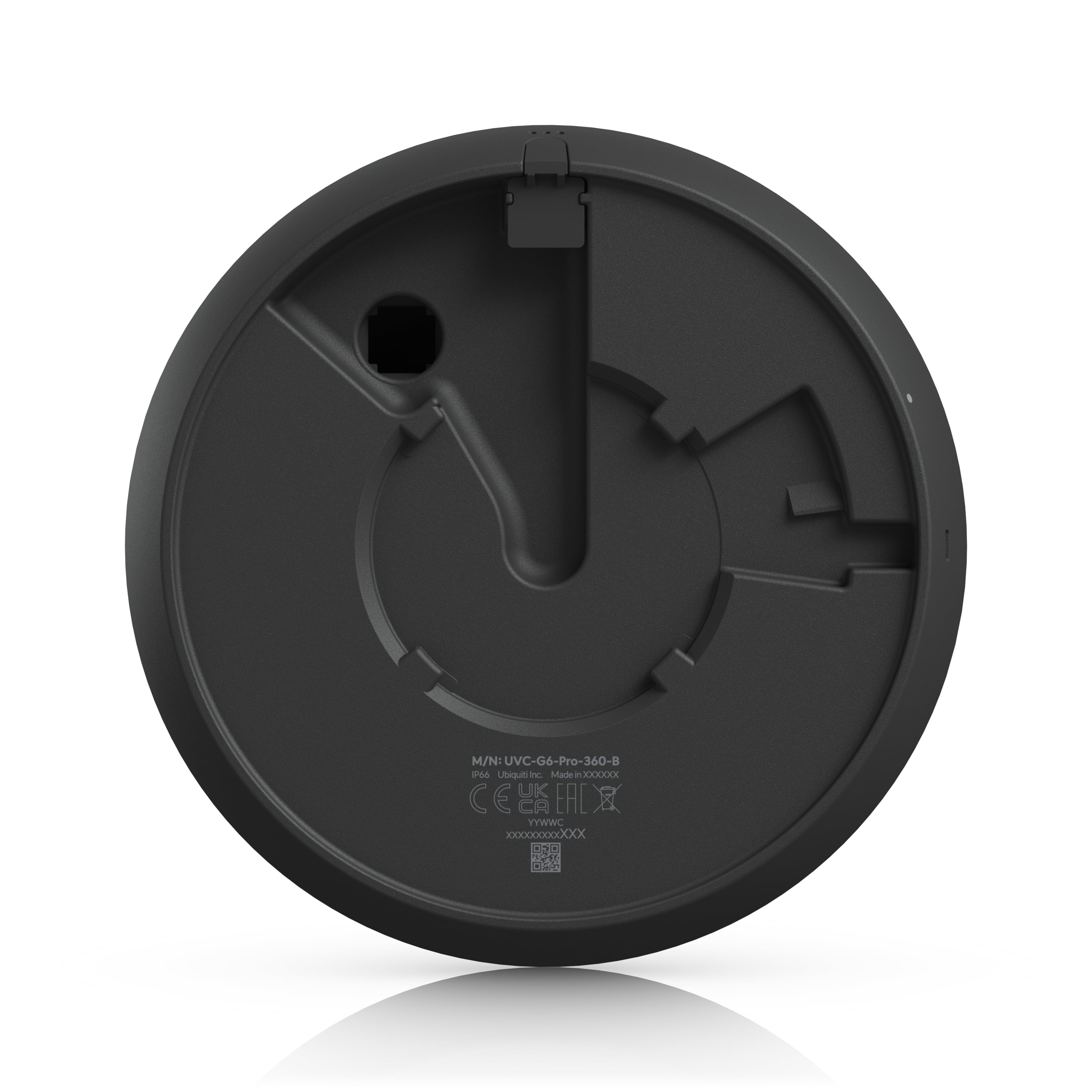 Ubiquiti UVC-G6-Pro-360-B G6 Pro 360 Black 12MP PoE Camera With All-Weather Vandal-Resistant Design and 360-Degree Panoramic Coverage