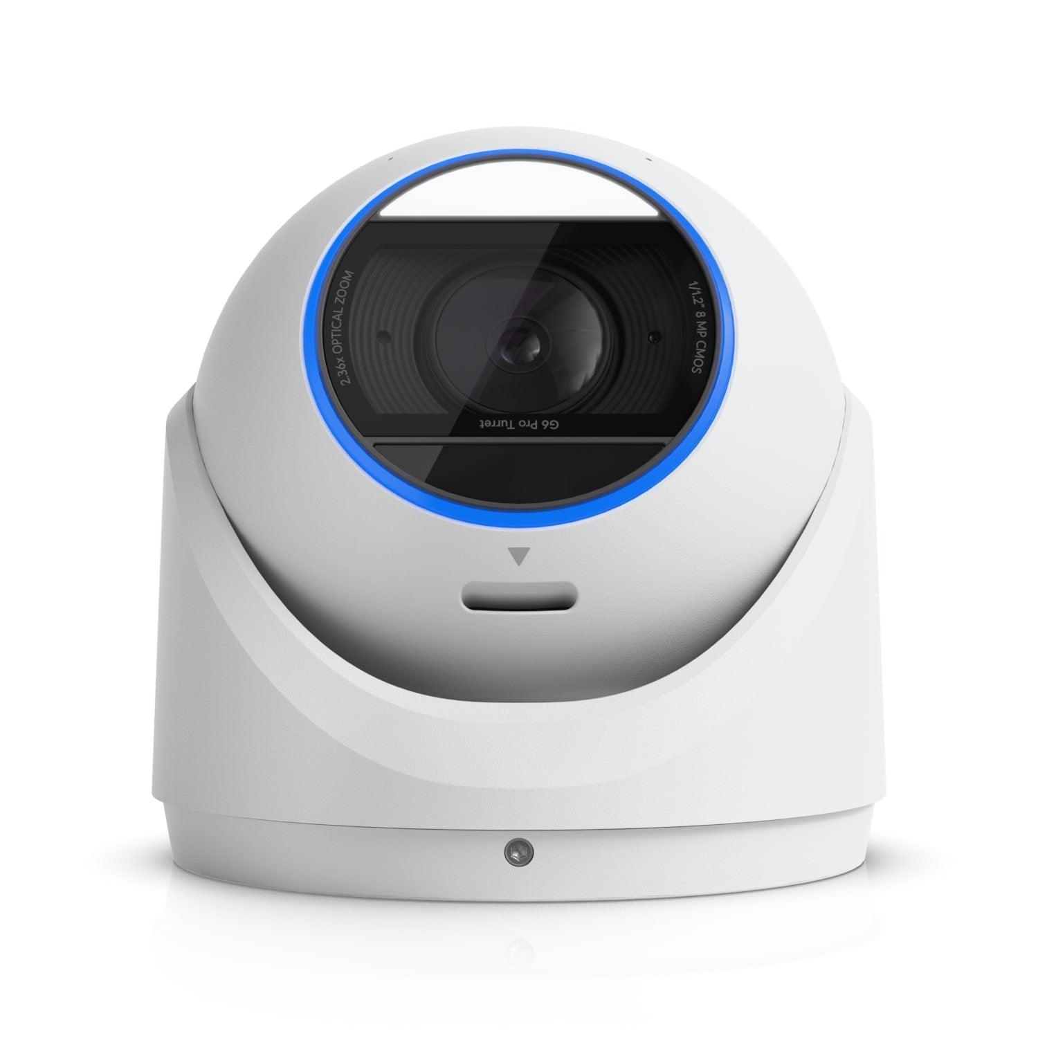 Ubiquiti UVC-G6-Pro-Turret-W G6 Pro Turret - White, All-Weather Tamper-Resistant 4K PoE+Camera, AI Engine, 2.36x Optical Zoom, 1/1.2