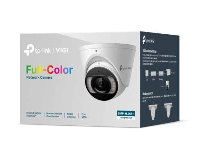 TP-Link InSight S455(4mm) VIGI 5MP Full-Colour Turret Network Camera