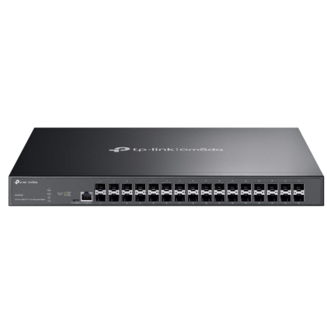 TP-Link SX3032F Omada 32-Port 10GE SFP+ L2+ Managed Switch, 32Ã— 10G SFP+ Slots, RJ45/Micro-USB Console Port