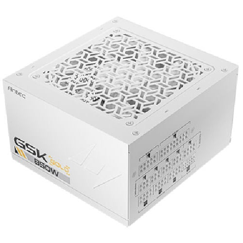 Antec GSK850 V2 WH 850W 80+ Gold Fully Modular ATX 3.1 Power Supply with PCIe 5.1 & 12VHPWR - White, 7 Year Warranty