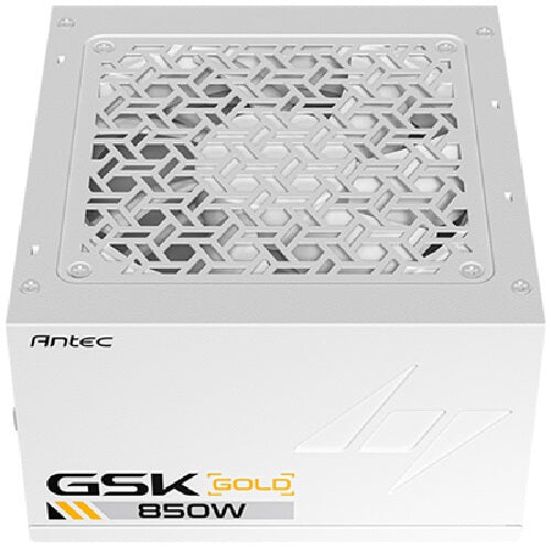 Antec GSK850 V2 WH 850W 80+ Gold Fully Modular ATX 3.1 Power Supply with PCIe 5.1 & 12VHPWR - White, 7 Year Warranty