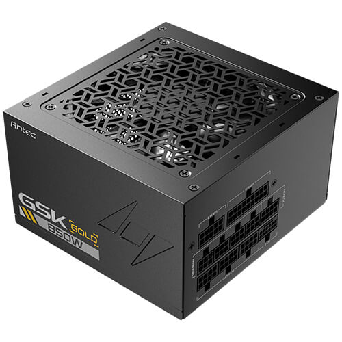 Antec GSK850 V2 850W 80+ Gold Fully Modular ATX 3.1 Power Supply with 12V-2x6 - 10 Year Warranty