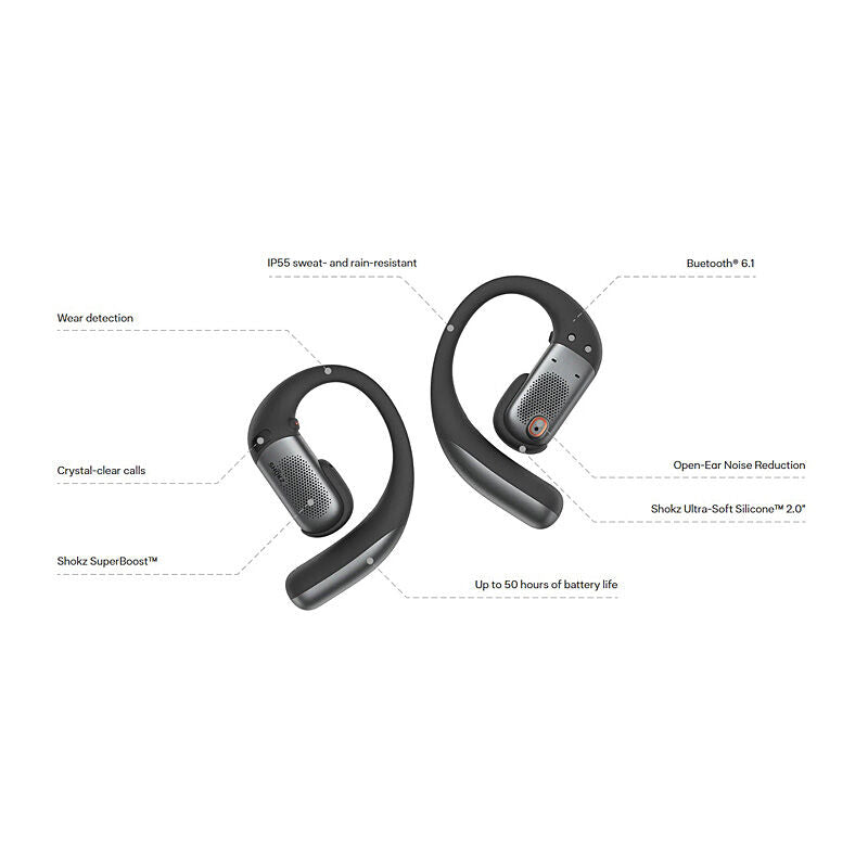 Shokz OpenFit Pro Black - T010-ST-BK
