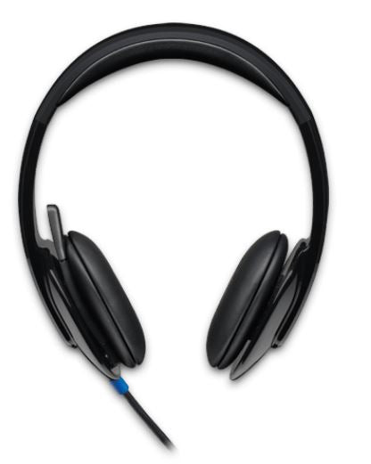 Logitech H540 Wired Over-the-head Stereo Headset - Black