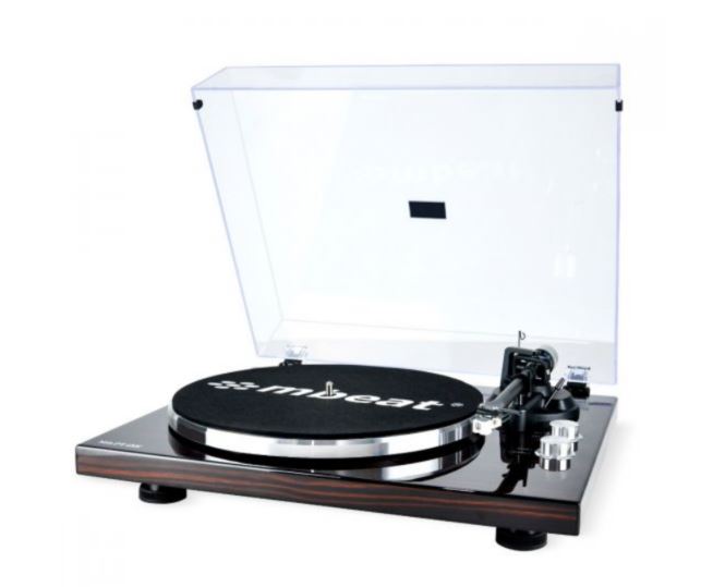 mbeat PT-18K Bluetooth Turntable Player (MMC, USB, Anti-skating, Preamplifier) Counterweight & Anti-Skating Power Consumption: 5W Weight: 4.5kg
