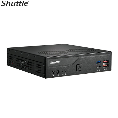 Shuttle DH770 Slim Mini PC, Intel  14th/13th/12th Gen LGA1700 socket, 1L, H770, 2x DDR5, 2x 2.5G LAN, 2x COM, 4x USB 3.2 Gen 1, 4x USB 3.2 Gen 2, 2x