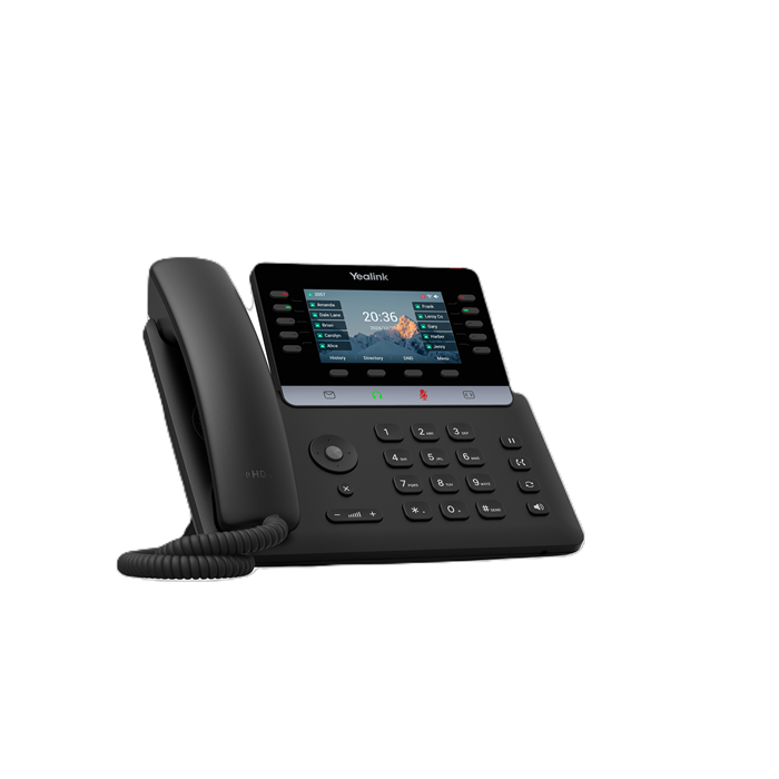 Yealink SIP-T74U IP Phone 4.3' Color Display 16 SIP Accounts HD Voice USB & PoE Linux 6.1 Tee