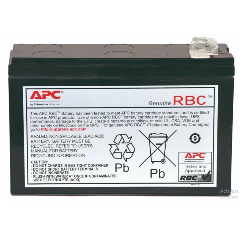 APC Replacement Battery Cartridge #110, Suitable For BE550G-AZ - APCRBC110