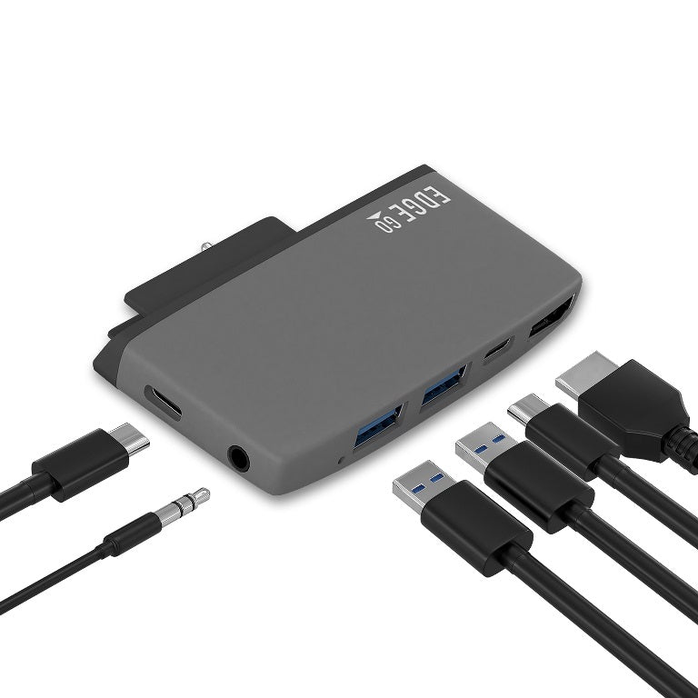 mbeat Edge Go Multifunction USB- C Hub for Microsoft Surface Go ï¼ˆUSB 3.0 Data x 2, USB-C Data x 1, HDMI, 3.5mm Audio, USB-C PD pass through charge)