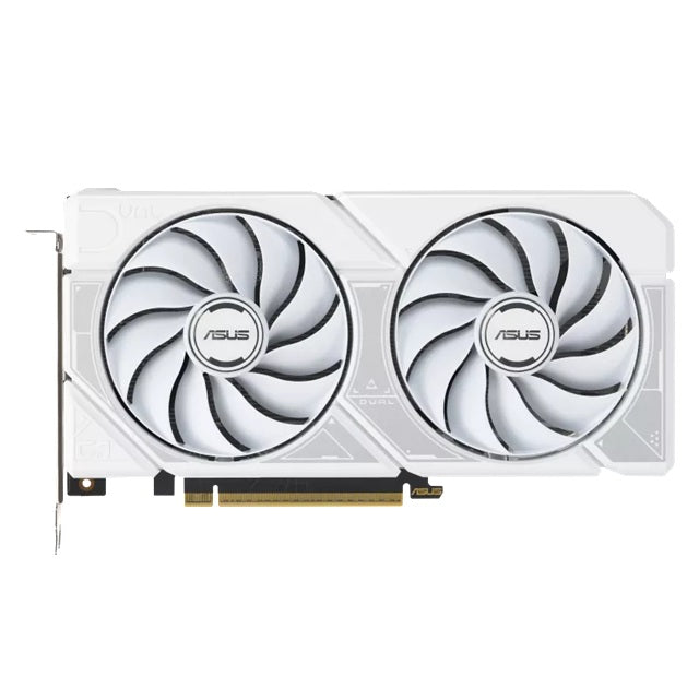 ASUS Dual GeForce RTX™ 5060 Ti 8GB - White, OC Edition, NVIDIA®, GDDR7, 4608 CUDA Cores, 28Gbps, PCIe 5.0, HDMI 2.1b, DP 2.1b - DUAL-RTX5060TI-O8G-WHITE
