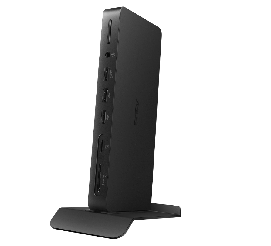 ASUS Triple 4K Thunderbolt 4 Dock DC500 with Dual HDMI, 2.5GbE, USB-C, SD Card Readers & 150W Power Adapter
