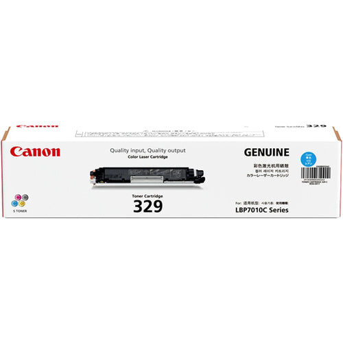Canon CART329C Original Laser Toner Cartridge - Cyan Pack