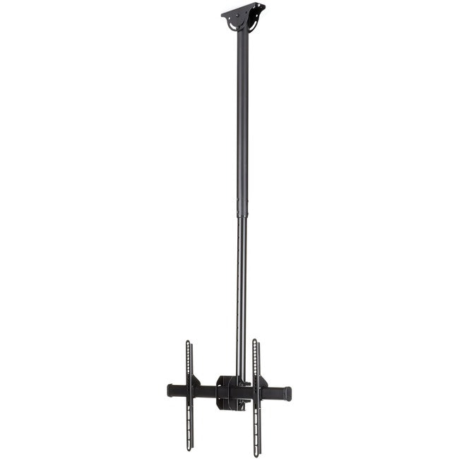 StarTech.com Ceiling Mount for Flat Panel Display, LCD Display, LED Display, Plasma Display, Curved Screen Display - Black
