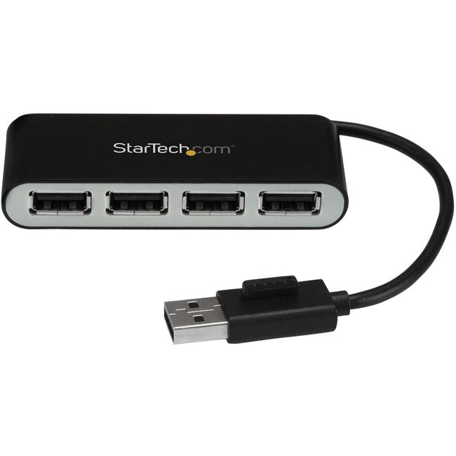 StarTech.com USB Hub - USB - External - Black, Silver - TAA Compliant