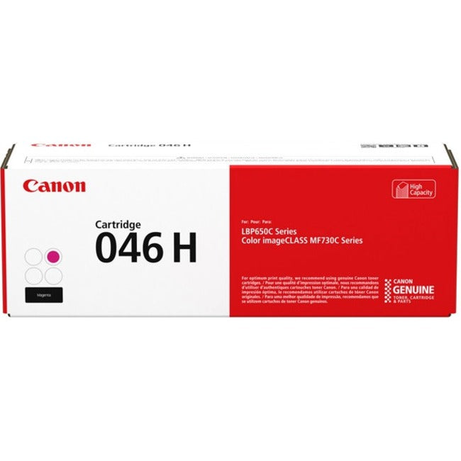 Canon 046 H Original High Yield Laser Toner Cartridge - Magenta Pack