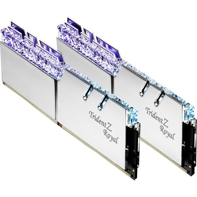 G.SKILL Trident Z Royal RAM Module - 32 GB (2 x 16GB) - DDR4-3200/PC4-25600 DDR4 SDRAM - 3200 MHz - CL16 - 1.35 V