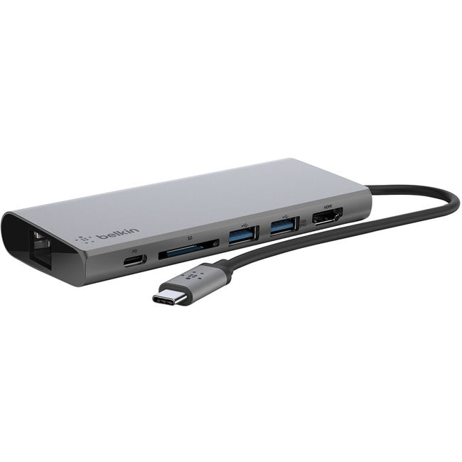 Belkin USB Type C Docking Station for Notebook - Memory Card Reader - SD - 60 W